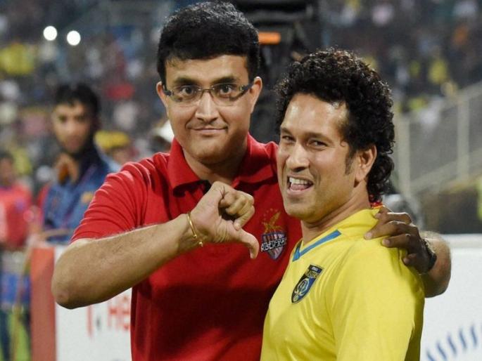 Ganguly was scared to see Sachin Tendulkar walking in mid night in the hotel | सचिन तेंडुलकरला मध्यरात्री हॉटेलमध्ये फिरताना पाहून गांगुली घाबरला होता