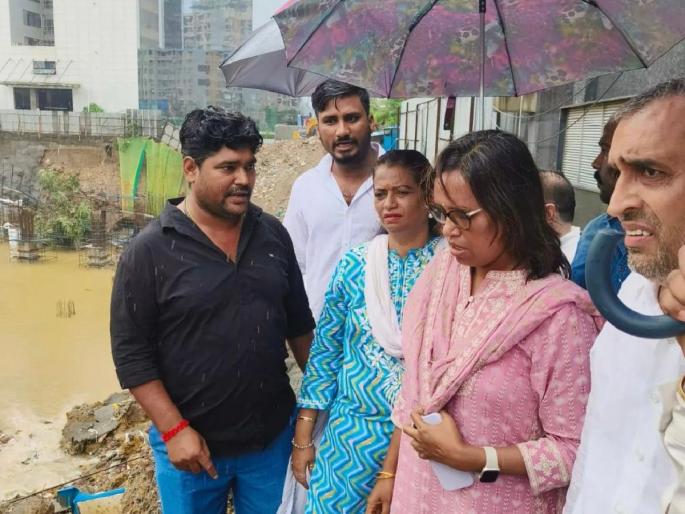 Collusion of officials and builders responsible for landslide disaster in Magathane says Varsha Gaikwad | मागाठाणे येथील भूसख्खलनाच्या दुर्घटनेला अधिकारी आणि बिल्डर यांचे संगनमत कारणीभूत - वर्षा गायकवाड Collusion of officials and builders responsible for landslide disaster in Magathane says Varsha Gaikwad | मागाठाणे येथील भूसख्खलनाच्या दुर्घटनेला अधिकारी आणि बिल्डर यांचे संगनमत कारणीभूत - वर्षा गायकवाड
