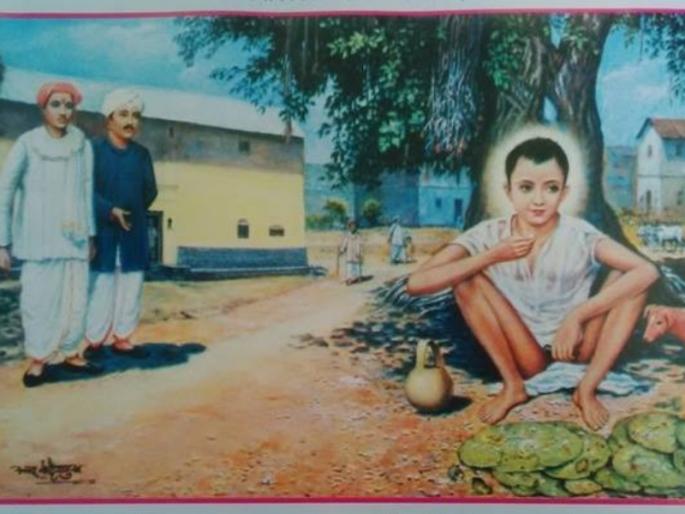 Gajanan Maharaj Life Story; first darshan in Shegaon and his message Anna he Purnabrahma  | Gajanan Maharaj Life Story: …अन् गजानन महाराजांनी उष्ट्या पत्रावळीवरची शितं खाल्ली! Gajanan Maharaj Life Story; first darshan in Shegaon and his message Anna he Purnabrahma  | Gajanan Maharaj Life Story: …अन् गजानन महाराजांनी उष्ट्या पत्रावळीवरची शितं खाल्ली!