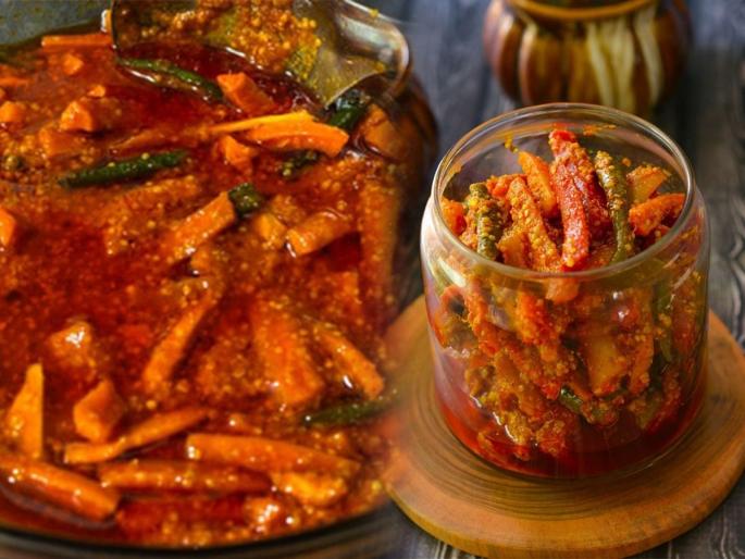 How to Make Carrot Radish Pickle: carrot radish pickle brings taste to the mouth and gives 4 health benefits | गाजर मुळ्याचं चटपटीत लोणचं; तोंडाला चव आणते, तब्येतीला 4 फायदे