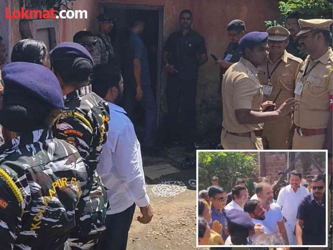 Congress MP Rahul Gandhi reached Kolhapur, he visited the house of Ajit Sandhe, a tempo driver at Uchgaon | राहुल गांधी कोल्हापूरात पोहचताच उचगावातील कौलारू घरात गेले, तिथे कोणाला भेटले? Congress MP Rahul Gandhi reached Kolhapur, he visited the house of Ajit Sandhe, a tempo driver at Uchgaon | राहुल गांधी कोल्हापूरात पोहचताच उचगावातील कौलारू घरात गेले, तिथे कोणाला भेटले?