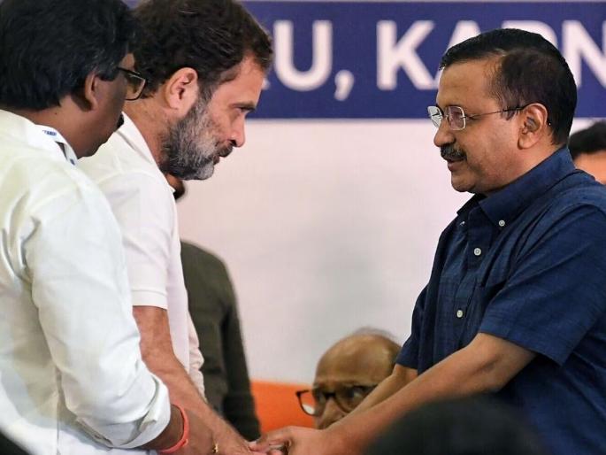 India Alliance: Saying no no, Congress-AAP compromise for 46 Lok Sabha seats for Election | इंडिया आघाडी: नाही नाही म्हणत, लोकसभेच्या ४६ जागांसाठी काँग्रेस-‘आप’मध्ये समझोता India Alliance: Saying no no, Congress-AAP compromise for 46 Lok Sabha seats for Election | इंडिया आघाडी: नाही नाही म्हणत, लोकसभेच्या ४६ जागांसाठी काँग्रेस-‘आप’मध्ये समझोता