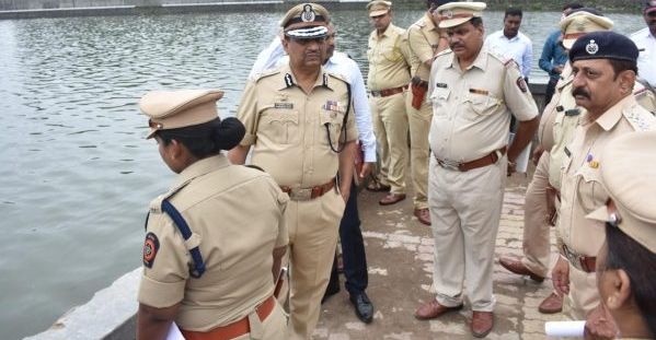 Preparation of immersion arrangements by Nagpur Police | विसर्जन बंदोबस्ताची नागपूर पोलिसांकडून तयारी Preparation of immersion arrangements by Nagpur Police | विसर्जन बंदोबस्ताची नागपूर पोलिसांकडून तयारी