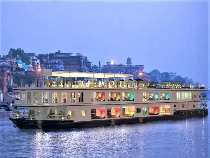 'Ganga Vilas Cruise' on the longest journey through rivers, covering a distance of 4000 km in 50 days | नद्यांतून सर्वाधिक लांब सफरीवर ‘गंगा विलास क्रूझ’, ५० दिवसांत गाठणार चार हजार किमीचा पल्ला