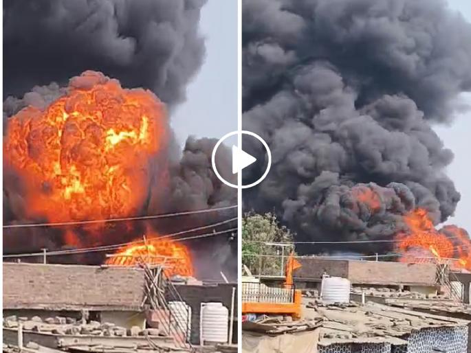 Oil leak causes fire in a substation at Mahavitaran; Power supply disrupted in Gangakhed | ऑईल गळतीमुळे महावितरण उपकेंद्रातील रोहित्राला आग; गंगाखेडमध्ये विद्युत पुरवठा खंडित Oil leak causes fire in a substation at Mahavitaran; Power supply disrupted in Gangakhed | ऑईल गळतीमुळे महावितरण उपकेंद्रातील रोहित्राला आग; गंगाखेडमध्ये विद्युत पुरवठा खंडित