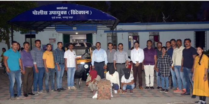 Three arrested with Ganja near Motibagh Railway Quarter in Nagpur | नागपुरातील मोतिबाग रेल्वे क्वॉर्टरजवळ गांजासह तिघांना अटक