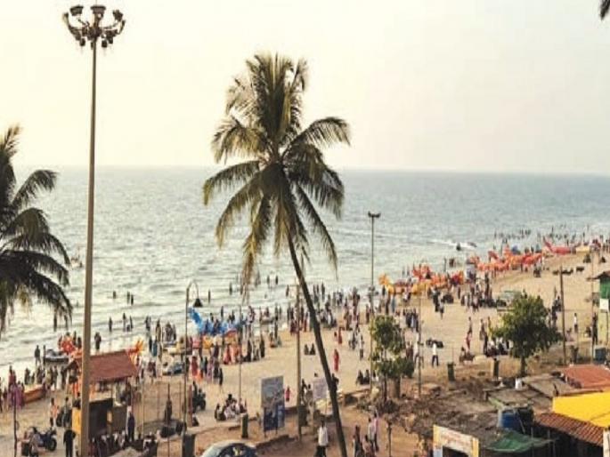 Due to the weekend there was a huge crowd of tourists in Ratnagiri district | वीकेंडमध्ये गणपतीपुळे गजबजले; ५२ हजार भाविक 'श्री' च्या दर्शनाला Due to the weekend there was a huge crowd of tourists in Ratnagiri district | वीकेंडमध्ये गणपतीपुळे गजबजले; ५२ हजार भाविक 'श्री' च्या दर्शनाला