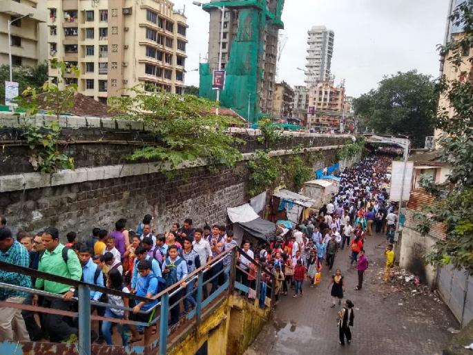 Lower Parel Bridge Closed: Avoid crowded confusion, keep patience! | Lower Parel Bridge Closed: गर्दीत गोंधळ टाळा, संयम ठेवा! Lower Parel Bridge Closed: Avoid crowded confusion, keep patience! | Lower Parel Bridge Closed: गर्दीत गोंधळ टाळा, संयम ठेवा!