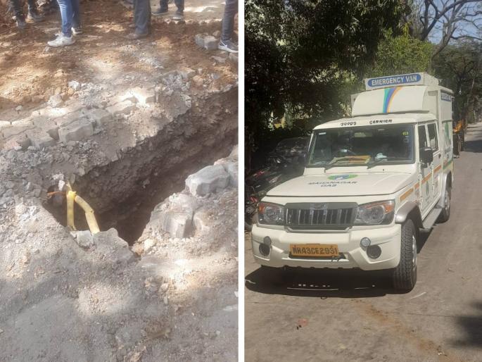 Dombivli Leakage from Mahanagar pipe gas, panic among citizens, incident in MIDC residential area | महानगर पाईप गॅसमधून गळती, नागरिकांमध्ये घबराहट, MIDC निवासी भागातील घटना Dombivli Leakage from Mahanagar pipe gas, panic among citizens, incident in MIDC residential area | महानगर पाईप गॅसमधून गळती, नागरिकांमध्ये घबराहट, MIDC निवासी भागातील घटना