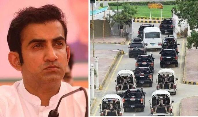 Gautam Gambhir post video on social media; Watch what says about Kashmir and Karachi ... | गौतम गंभीरने लगावला पाकिस्तानला टोला; काश्मीर आणि कराचीबाबत काय म्हणाला, पाहा व्हिडीओ...