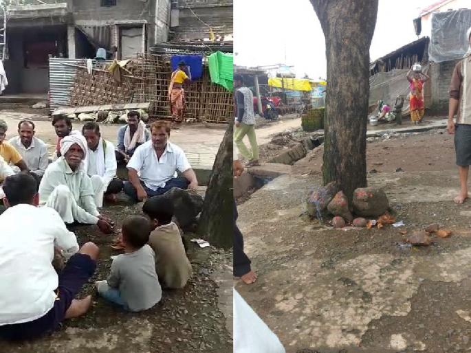 Emphasis on superstitions in Melghat instead of treating animals suffering from 'Lumpy' virus | ‘लम्पी’च्या उपचाराऐवजी मेळघाटात अंधश्रद्धेचा बाजार; गावदेवाजवळ नारळ, लिंबू आणि नवस कबूल Emphasis on superstitions in Melghat instead of treating animals suffering from 'Lumpy' virus | ‘लम्पी’च्या उपचाराऐवजी मेळघाटात अंधश्रद्धेचा बाजार; गावदेवाजवळ नारळ, लिंबू आणि नवस कबूल