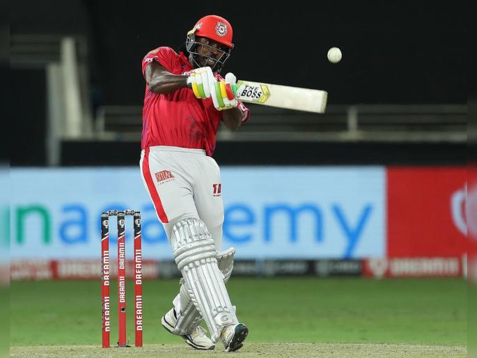 KXIP vs DC Latest News : Chris Gayle score 26 runs in Tushar Deshpande one over,  Most expensive overs in Powerplay this IPL | KXIP vs DC Latest News : ख्रिस गेलनं धु धु धुतले; कल्याणच्या तुषार देशपांडेच्या नावावर नकोसा विक्रम