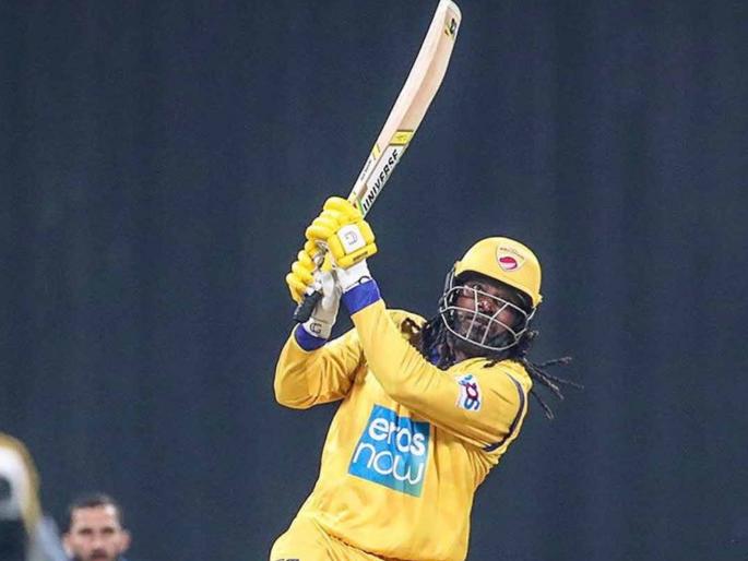 T10League : Chris Gayle smashes 22-ball unbeaten 84 to steer Team Abu Dhabi to easy win | T10 लीगमध्ये ख्रिस गेलनं रचला इतिहास, युवराज सिंगच्या 'त्या' वर्ल्ड रेकॉर्डशी बरोबरी!