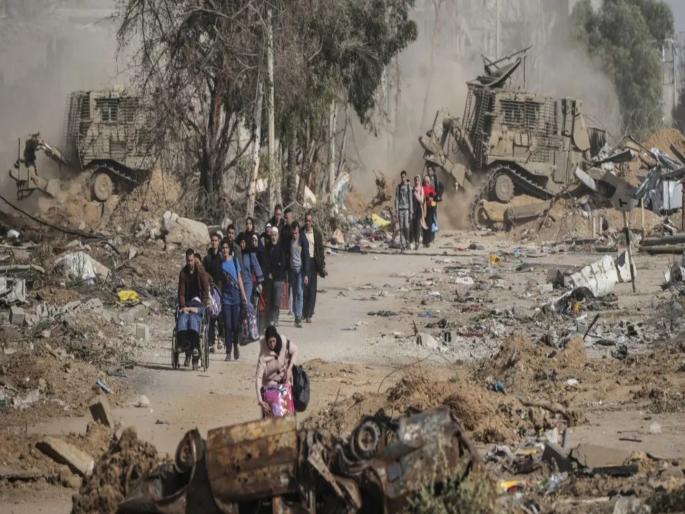 Israel attacks Gaza; 48-hour corridor opens for civilians to safety | गाझामध्ये इस्रायलचा हल्ला; नागरिकांना सुरक्षितस्थळी जाण्यासाठी ४८ तासांचा कॉरिडॉर खुला