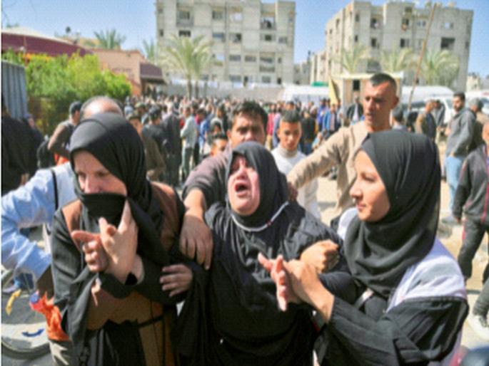 Israel warns of evacuating Rafah city in Gaza, hints at major offensive against Hamas | गाझातील रफाह शहर रिकामे करण्याचा इस्रायलचा इशारा, हमासविरुद्ध मोठ्या आक्रमणाचे संकेत Israel warns of evacuating Rafah city in Gaza, hints at major offensive against Hamas | गाझातील रफाह शहर रिकामे करण्याचा इस्रायलचा इशारा, हमासविरुद्ध मोठ्या आक्रमणाचे संकेत