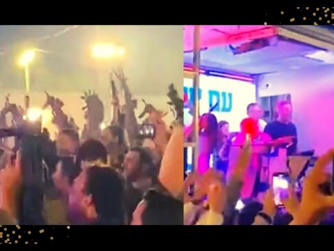 israeli military organized parties near gaza border before ground attack | गाझा पट्टी हल्ल्याआधी हाती शस्त्र नाचवत इस्राइल सैनिकांचा डान्स, Video व्हायरल israeli military organized parties near gaza border before ground attack | गाझा पट्टी हल्ल्याआधी हाती शस्त्र नाचवत इस्राइल सैनिकांचा डान्स, Video व्हायरल