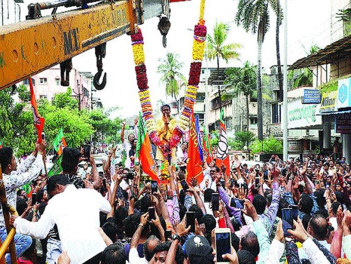 Hattrick of BJP Prashant Thakur | प्रशांत ठाकूर यांची हॅट्ट्रिक Hattrick of BJP Prashant Thakur | प्रशांत ठाकूर यांची हॅट्ट्रिक