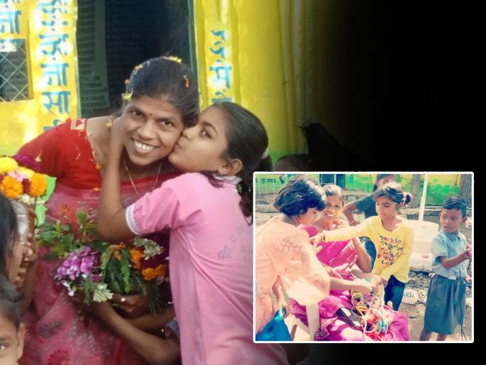 Teachers' Day : meet Vaishali Gedam, a teacher who inspires tribal kids in Gogunda village chandrapur -Maharashtra. | आदिवासी मुलांसह राहत त्यांच्या स्वप्नांना पंख देणारी चंद्रपूर जिल्ह्यातल्या गाेंडगुंडा गावातली जगावेगळी शिक्षिका