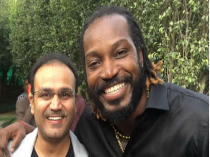 IPL 2018: we have save IPL as we took Chris Gayle in our team. | IPL 2018 : गेलला संघात घेऊन आयपीएलला वाचवलं - सेहवाग