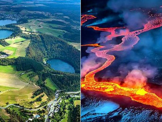 Dangerous volcanic activity under the northern Europe Germany three cities under threat | यूरोपच्या 'या' 3 शहरांखालची जमीन तापतीये, ज्वालामुखींमुळे धोका वाढला... Dangerous volcanic activity under the northern Europe Germany three cities under threat | यूरोपच्या 'या' 3 शहरांखालची जमीन तापतीये, ज्वालामुखींमुळे धोका वाढला...
