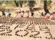 Chimukalya's resolution of one lakh seed balls | चिमुकल्यांचा एक लाख सीड बॉल्सचा संकल्प Chimukalya's resolution of one lakh seed balls | चिमुकल्यांचा एक लाख सीड बॉल्सचा संकल्प