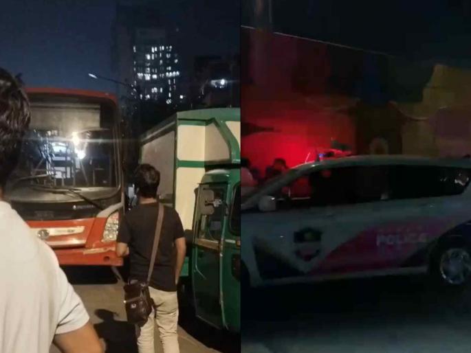 After Kurla bus accident now an electric bus hits a bike rider causing his death | कुर्ल्यातील भीषण घटनेनंतर घाटकोपरमध्ये बस अपघात; २५ वर्षीय तरुणाचा मृत्यू