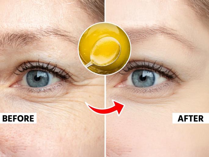 ghee face mask for glowing skin, use of ghee to reduce wrinkles, how to use ghee for young and radiant glowing skin | पंचविशीनंतर प्रत्येकीने करावाच 'हा' घरगुती उपाय! वय वाढलं तरी सौंदर्य खुलतच राहील... ghee face mask for glowing skin, use of ghee to reduce wrinkles, how to use ghee for young and radiant glowing skin | पंचविशीनंतर प्रत्येकीने करावाच 'हा' घरगुती उपाय! वय वाढलं तरी सौंदर्य खुलतच राहील...