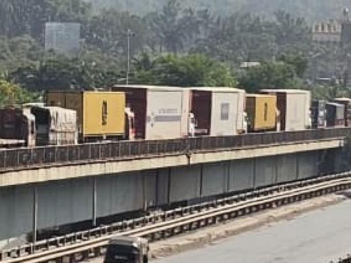 Ghodbunder Road Gridlock: Passengers Stuck for Four Hours as Authorities Fail to Enforce Heavy Vehicle Ban. | ठाणे-वसईकरांचे हाल! घोडबंदर मार्गावर चार-चार तास वाहतूक कोंडी