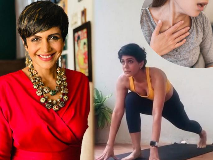 Mandira bedi shares her workout video in bikini going viral | मंदिरा बेदीनं शेअर केला ऑक्सिजन लेव्हल वाढवण्याचा जबरदस्त उपाय; पाहा वर्कआऊट व्हिडीओ