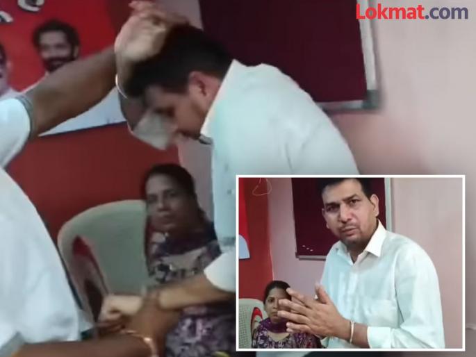 MNS workers beat up a shopkeeper who opposed speaking Marathi in Girgaon | "भाजपचं सरकार आलंय, मारवाडीत बोल"; दुकानदाराचा हट्ट,मनसैनिकांनी दिला चोप MNS workers beat up a shopkeeper who opposed speaking Marathi in Girgaon | "भाजपचं सरकार आलंय, मारवाडीत बोल"; दुकानदाराचा हट्ट,मनसैनिकांनी दिला चोप