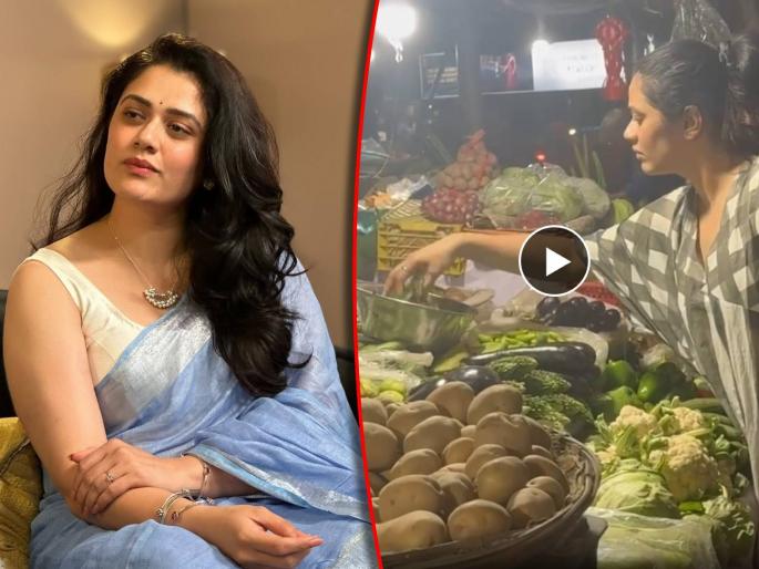 national crush marathi actress girija oak buying vegetables from market video viral | गिरिजा ओकचा साधेपणा! बाजारात भाजी विकत घेताना दिसली अभिनेत्री, 'नॅशनल क्रश'वर चाहते पुन्हा फिदा national crush marathi actress girija oak buying vegetables from market video viral | गिरिजा ओकचा साधेपणा! बाजारात भाजी विकत घेताना दिसली अभिनेत्री, 'नॅशनल क्रश'वर चाहते पुन्हा फिदा