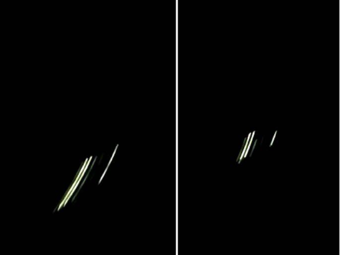 Starlink train seen in the sky; A striking sight in Aurangabad | आकाशात दिसली स्टारलिंकची ट्रेन; औरंगाबादेतील लक्षवेधी दृश्य