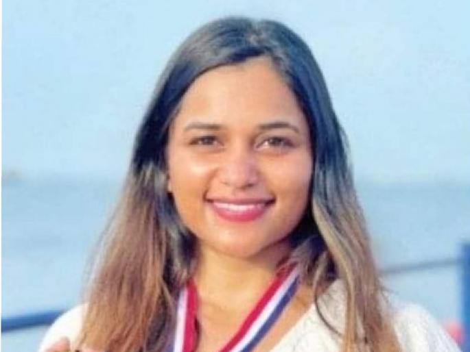 gold medal to windsurfer Katya Cuelho of Goa; | गोव्याची विंडसर्फर कात्या कुएल्होला सुवर्ण पदक; gold medal to windsurfer Katya Cuelho of Goa; | गोव्याची विंडसर्फर कात्या कुएल्होला सुवर्ण पदक;