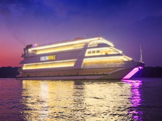 Night at casinos in Goa 'life-threatening gambling'; In case of fire, you will have to jump into the Mandovi river | गोव्यात कसिनोंवरील नाइट ‘जीवघेणा जुगार’; आग लागल्यास माराव्या लागतील मांडवी नदीत उड्या Night at casinos in Goa 'life-threatening gambling'; In case of fire, you will have to jump into the Mandovi river | गोव्यात कसिनोंवरील नाइट ‘जीवघेणा जुगार’; आग लागल्यास माराव्या लागतील मांडवी नदीत उड्या