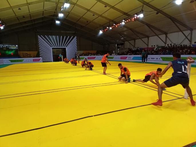 Goa: Both Kho-Kho teams from Maharashtra open to victory in the National Sports Tournament | Goa: राष्ट्रीय क्रीडा स्पर्धेत महाराष्ट्राच्या दोन्ही खो-खो संघांची विजयी सलामी Goa: Both Kho-Kho teams from Maharashtra open to victory in the National Sports Tournament | Goa: राष्ट्रीय क्रीडा स्पर्धेत महाराष्ट्राच्या दोन्ही खो-खो संघांची विजयी सलामी