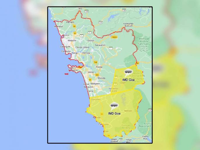 Yellow Alert Remains in Goa Till May 21 Chance of rain anytime in next two days | गोव्यात २१ मे पर्यंत यलो अलर्ट कायम; पुढच्या दोन दिवसांत केव्हाही पाऊस पडण्याची शक्यता Yellow Alert Remains in Goa Till May 21 Chance of rain anytime in next two days | गोव्यात २१ मे पर्यंत यलो अलर्ट कायम; पुढच्या दोन दिवसांत केव्हाही पाऊस पडण्याची शक्यता
