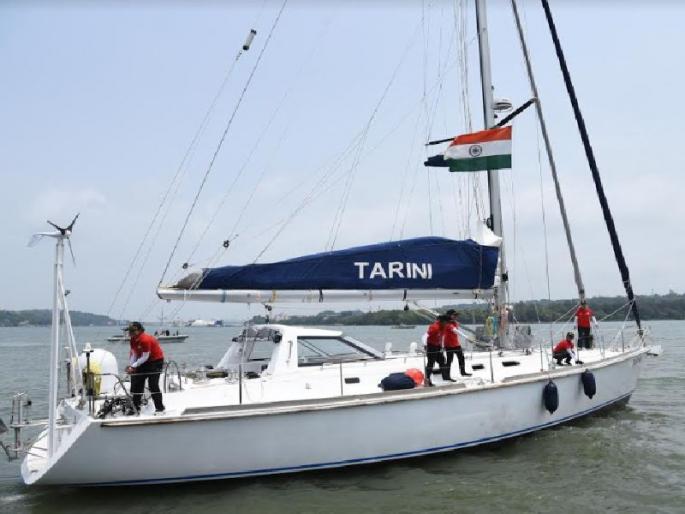 In the 'INS Taryani' Monday in Goa | ‘आयएनएसव्ही तारीणी’ सोमवारी गोव्यात In the 'INS Taryani' Monday in Goa | ‘आयएनएसव्ही तारीणी’ सोमवारी गोव्यात
