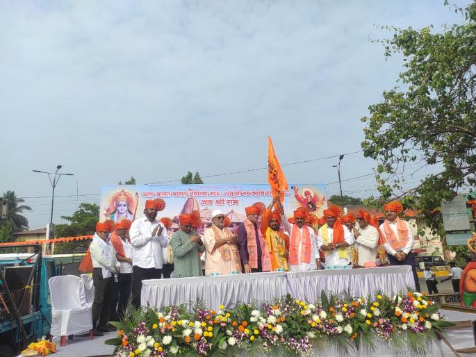 goa to ayodhya 54 days padayatra begins | गोवा ते अयोध्या ५४ दिवसांच्या पदयात्रेला आरंभ goa to ayodhya 54 days padayatra begins | गोवा ते अयोध्या ५४ दिवसांच्या पदयात्रेला आरंभ