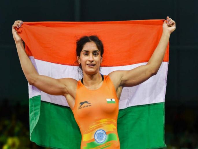 Asian Games 2018: India's Vinesh Phogat Gold Medal | Asian Games 2018: विनेश फोगाटनं रचला 'सोनेरी' इतिहास, भारताला दुसरं सुवर्णपदक Asian Games 2018: India's Vinesh Phogat Gold Medal | Asian Games 2018: विनेश फोगाटनं रचला 'सोनेरी' इतिहास, भारताला दुसरं सुवर्णपदक