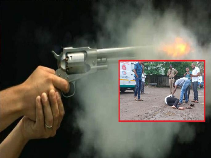 One shot dead in Bombay Restaurant Chowk in Satara | Crime News Satara: साताऱ्यात भरदिवसा डोक्यात गोळी झाडून तरुणाची हत्या, कारण अस्पष्ट One shot dead in Bombay Restaurant Chowk in Satara | Crime News Satara: साताऱ्यात भरदिवसा डोक्यात गोळी झाडून तरुणाची हत्या, कारण अस्पष्ट