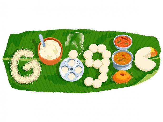 google doodle idli, how to make idli, soft spongy idli recipe  | इडलीच्या प्रेमात पडलं गुगल! इडलीच्या गुगल डुडलची भलतीच चर्चा, बघा इडली एवढी खास का?