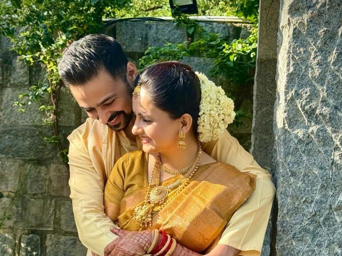 gopi bahu actress gia manek wedding with boyfriend varun jain at 39 ties the knot according to ancient yoga method | ३९ व्या वर्षी प्रसिद्ध अभिनेत्रीने बॉयफ्रेंडसोबत केलं लग्न, 'या' प्राचीन योग पद्धतीनुसार केला विवाह