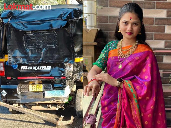 pune news dancer Gautami Patil car collides with a rickshaw on Mumbai-Bangalore highway; driver seriously injured | Accident : DJ डान्सर गौतमी पाटीलच्या वाहनाने रिक्षा चालकाला उडवलं, चालक गंभीर pune news dancer Gautami Patil car collides with a rickshaw on Mumbai-Bangalore highway; driver seriously injured | Accident : DJ डान्सर गौतमी पाटीलच्या वाहनाने रिक्षा चालकाला उडवलं, चालक गंभीर
