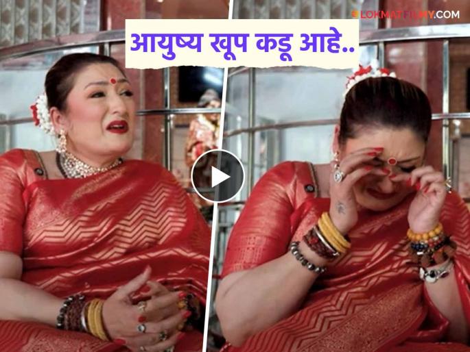 Govinda's wife sunita ahuja cried in front of the goddess temple worried about family | "माझं घर उद्ध्वस्त.."; देवीच्या मंदिरासमोर गोविंदाची पत्नी ढसाढसा रडली, काय म्हणाली?