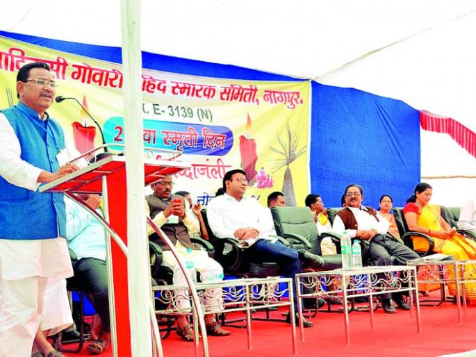 Then the government's nose clutched in the elections: Gowari community warns the government | तर निवडणुकीत सरकारचे नाक दाबू : गोवारी समाजाचा सरकारला इशारा Then the government's nose clutched in the elections: Gowari community warns the government | तर निवडणुकीत सरकारचे नाक दाबू : गोवारी समाजाचा सरकारला इशारा