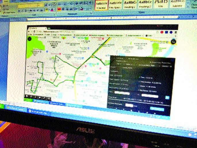 Watch the GPS at the Ghuggar's Kamchukis! | घंटागाड्यांच्या कामचुकारीवर जीपीएसचा वॉच! Watch the GPS at the Ghuggar's Kamchukis! | घंटागाड्यांच्या कामचुकारीवर जीपीएसचा वॉच!