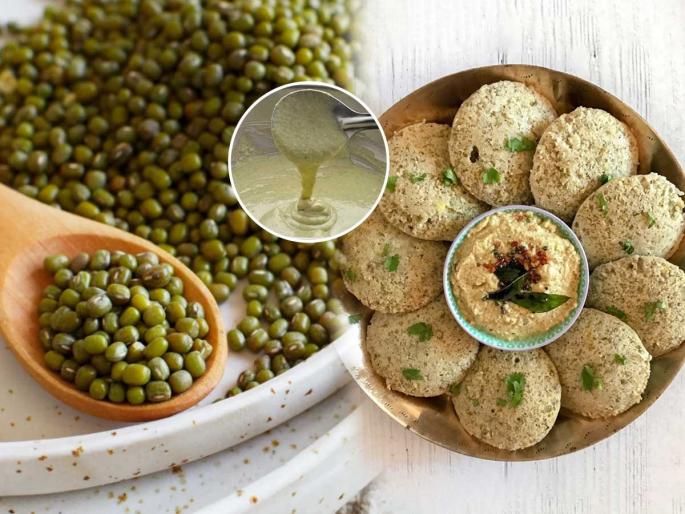 How to make soft and fluffy green moong idli at Home High protein breakfast recipes for weight loss Healthy Indian breakfast ideas using moong dal | सकाळच्या नाश्त्याला करा हिरव्या मुगाची इडली! सुपरहेल्दी आणि पौष्टिक इडलीची सोपी रेसिपी- भरपूर प्रोटीन