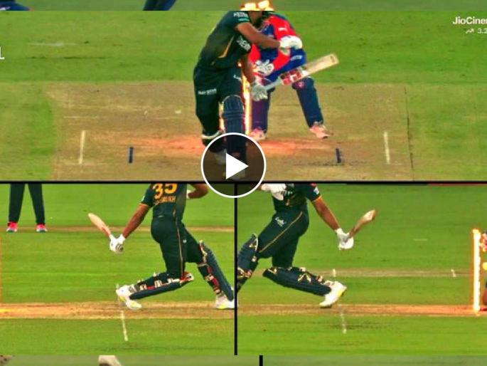 IPL 2024, Gujarat Titans vs Delhi Capitals Marathi Live : Gujarat Titans 66/7, Great work with the gloves behind the stumps from Rishabh Pant, Video  | 67/7! रिषभच्या चतुराईने गुजरात टायटन्सला रडवले; स्टम्पमागून 'गेम' केला, Video 