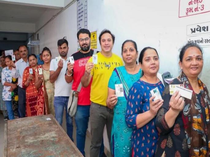 Gujarat Assembly Election: In the first phase of Gujarat, 8 percent less voting than before, who is shocked? A trend seen in Kutch-Saurashtra | Gujarat Assembly Election: गुजरातमध्ये पहिल्या टप्प्यात आधीच्या तुलनेत ८ टक्के कमी मतदान, धक्का कुणाला? कच्छ-सौराष्ट्रमध्ये दिसला असा ट्रेंड Gujarat Assembly Election: In the first phase of Gujarat, 8 percent less voting than before, who is shocked? A trend seen in Kutch-Saurashtra | Gujarat Assembly Election: गुजरातमध्ये पहिल्या टप्प्यात आधीच्या तुलनेत ८ टक्के कमी मतदान, धक्का कुणाला? कच्छ-सौराष्ट्रमध्ये दिसला असा ट्रेंड