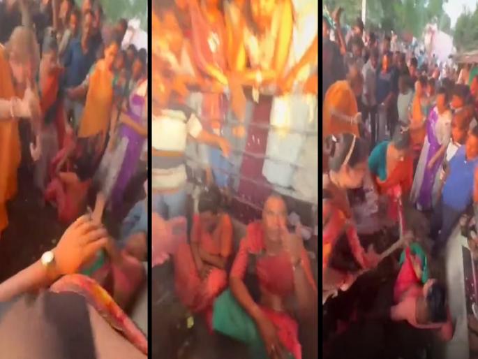 men dressed as transgenders for money; real transgenders caught and beat them | पैशासाठी तरुणांनी तृतीयपंथीयांसारखे कपडे घातले; खऱ्यांनी पकडून केली जोरदार धुलाई...